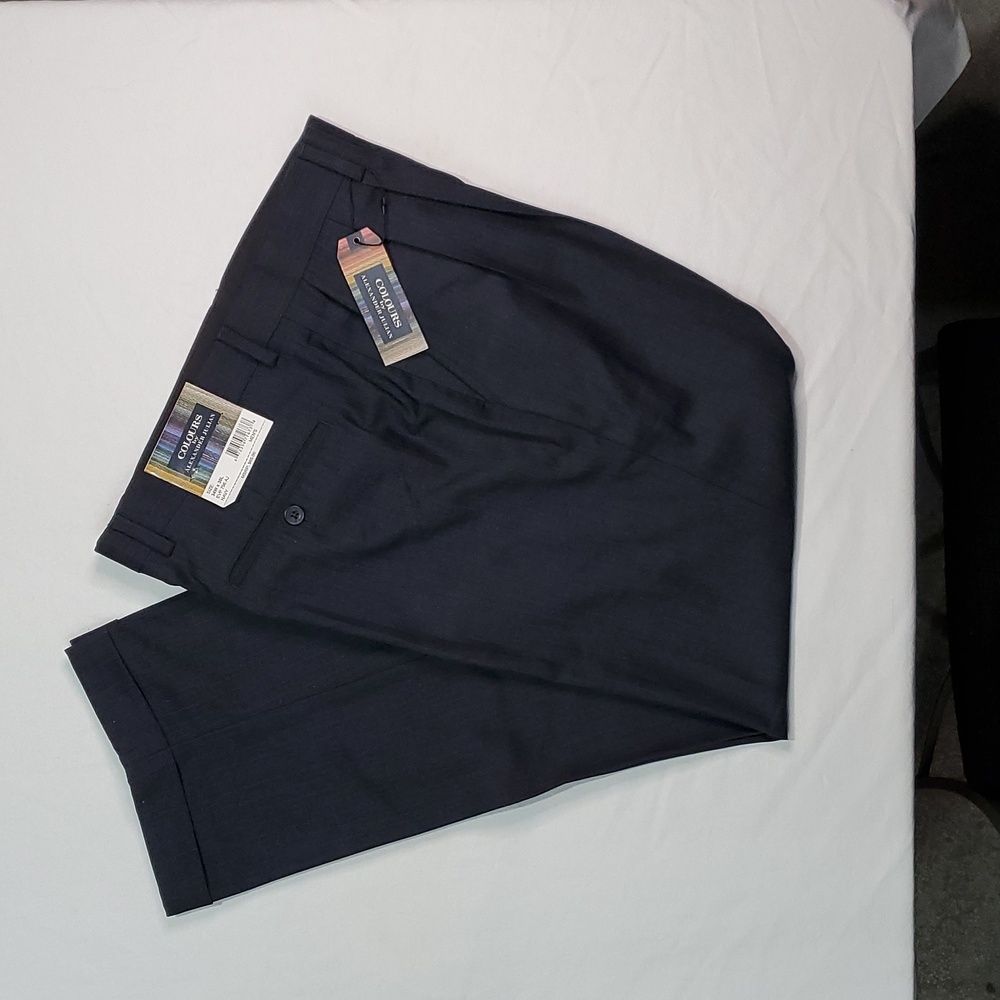 Colours by Alexander Julian Mens dress pants, pleated 34W x 30L
